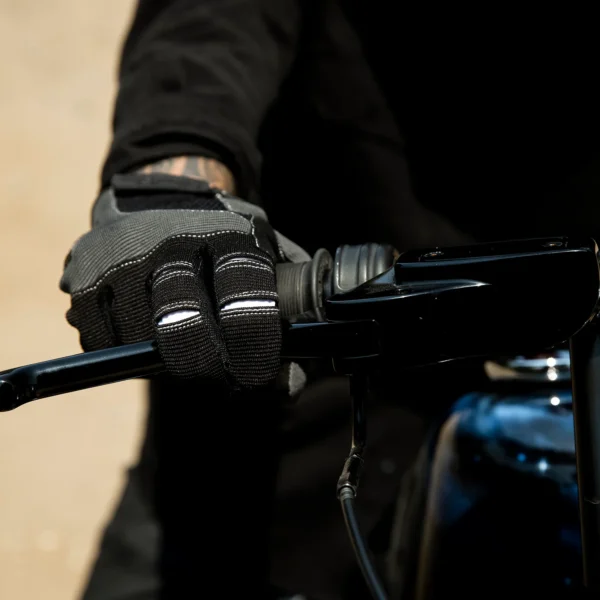 Imagen de Guante Moto Gloves de Biltwell en color Gris y Negro.