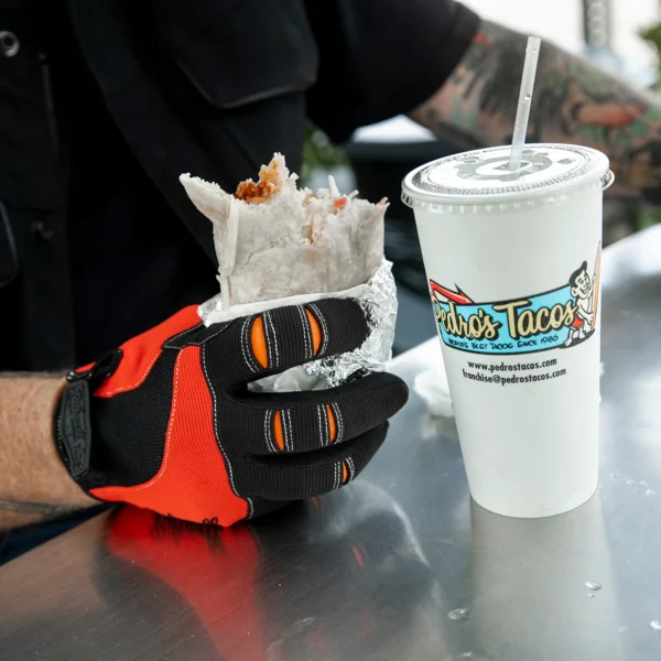 Guante Vintage MOTO GLOVES de Biltwell en color Orange y Negro.