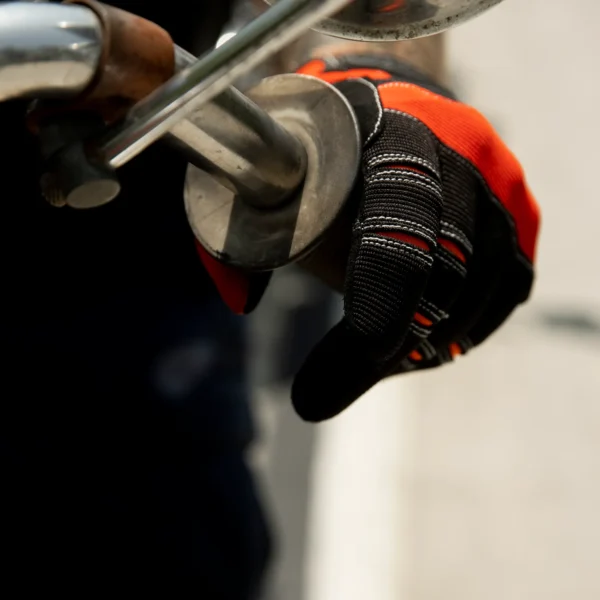 Guante Vintage MOTO GLOVES de Biltwell en color Orange y Negro.