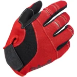 Guante Vintage MOTO GLOVES de Biltwell en color Rojo Negro y Blanco.