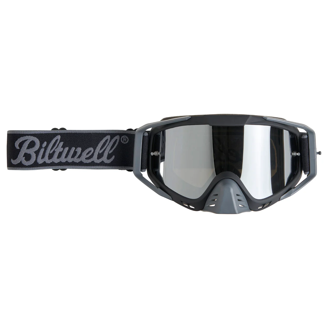 Lentes de Moto Biltwell "Ridgeline Goggles - Script Grey"