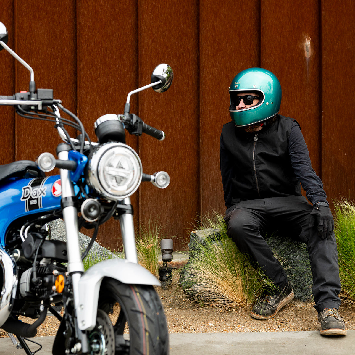 METALLIC CATALINA - Biltwell GRINGO, es un casco estilo vintage integral con certificacion europea ECE 22.06