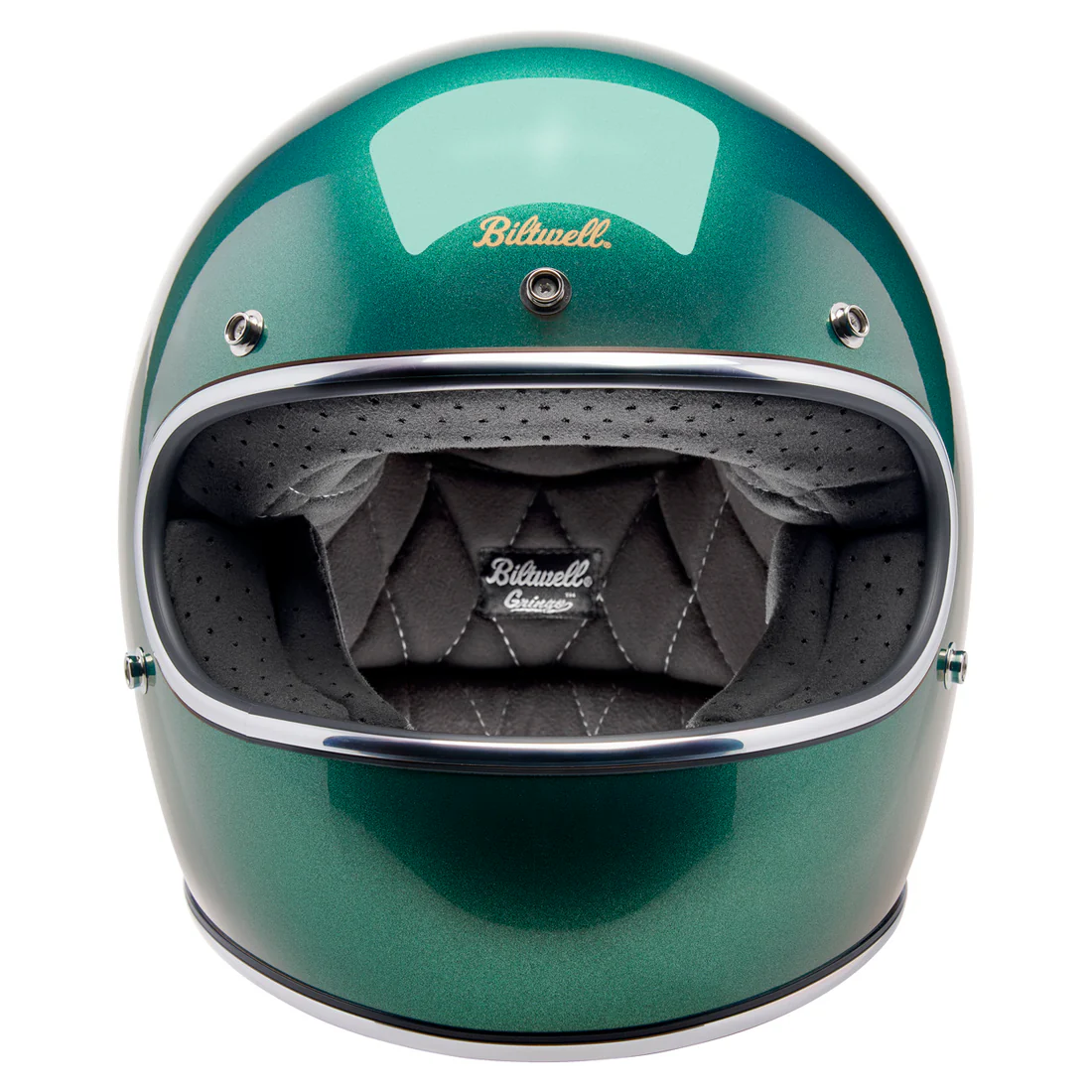 METALLIC CATALINA - Biltwell GRINGO, es un casco estilo vintage integral con certificacion europea ECE 22.06