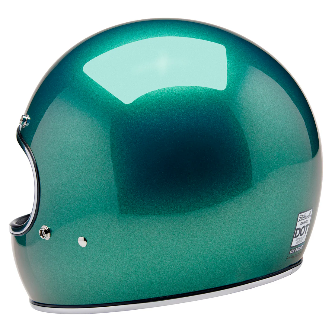METALLIC CATALINA - Biltwell GRINGO, es un casco estilo vintage integral con certificacion europea ECE 22.06
