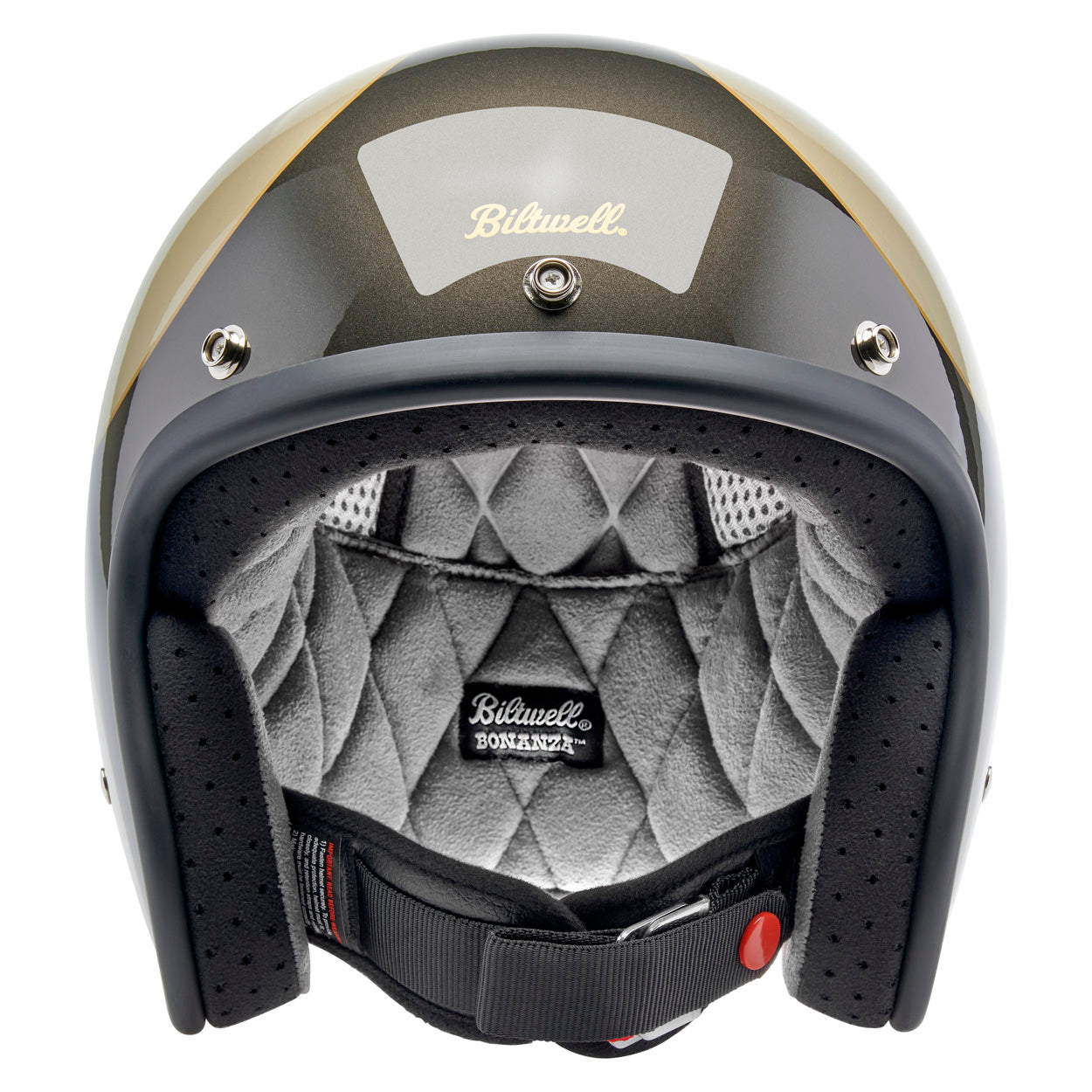 METALLIC CHARCOAL - CHAMPAGNE SCALLOP - Biltwell BONANZA Casco Vintage