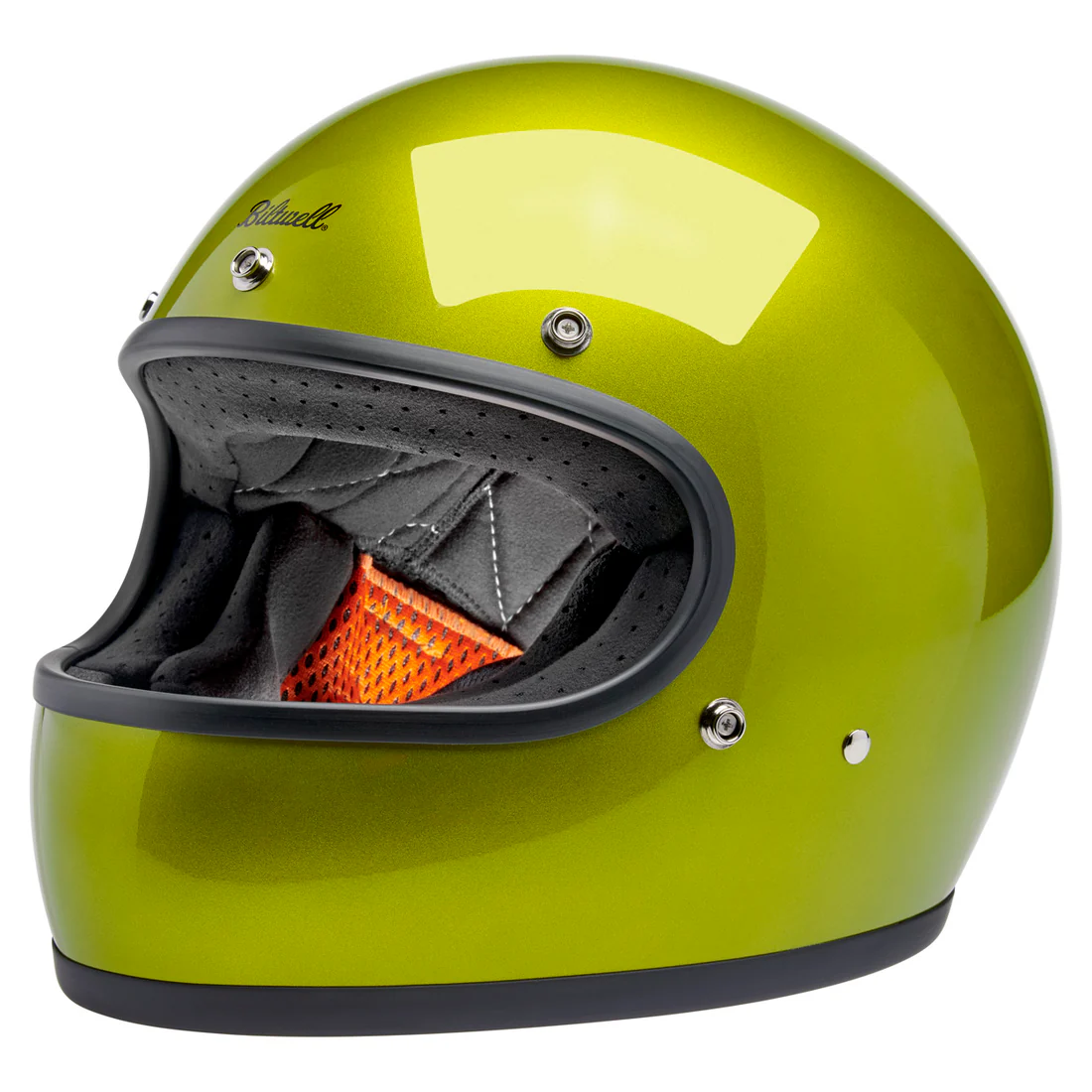 Casco Biltwell - Gringo ECE 2206 - Metallic Lime - Imagen 3