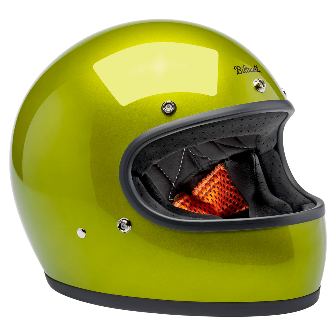Casco Biltwell - Gringo ECE 2206 - Metallic Lime - Imagen 4