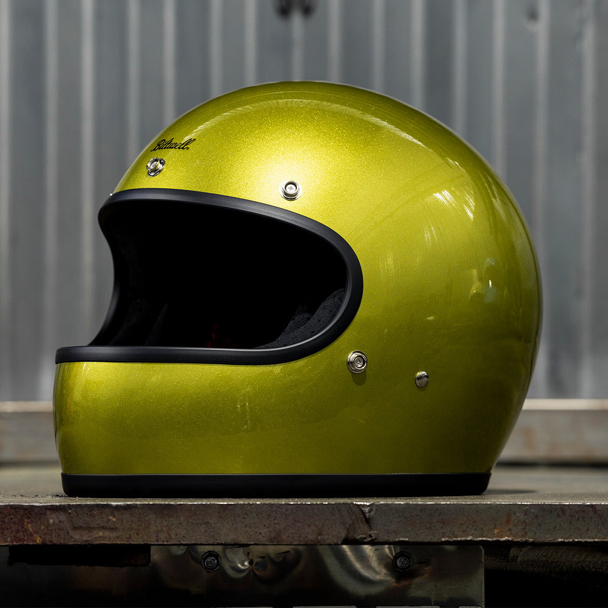 Casco Biltwell - Gringo ECE 2206 - Metallic Lime - Imagen 8