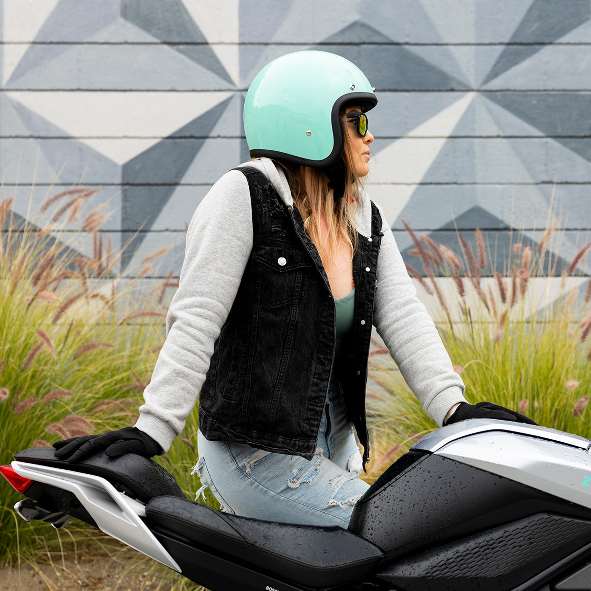 MINT JULEP - Biltwell Bonanaza, es un casco estilo vintage 3/4