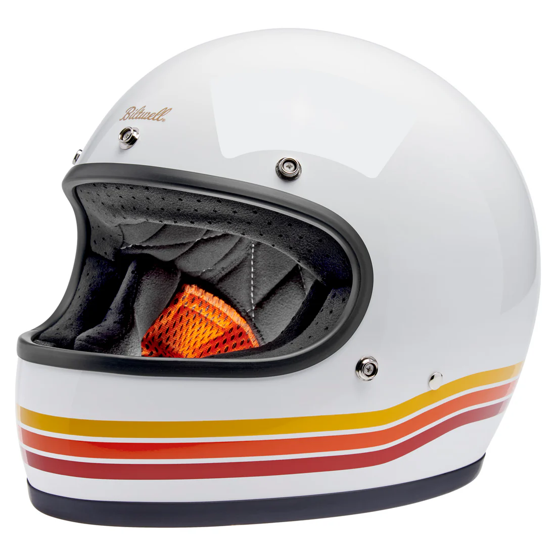 SUNSET SPECTRUM - Biltwell GRINGO, es un casco estilo vintage integral, con certificacion ece 2206