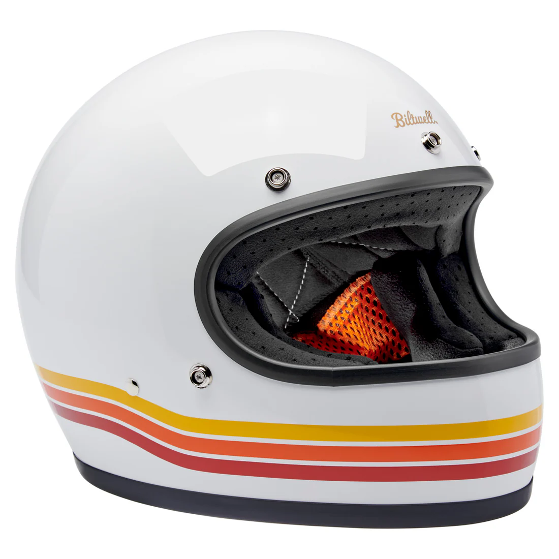 SUNSET SPECTRUM - Biltwell GRINGO, es un casco estilo vintage integral, con certificacion ece 2206