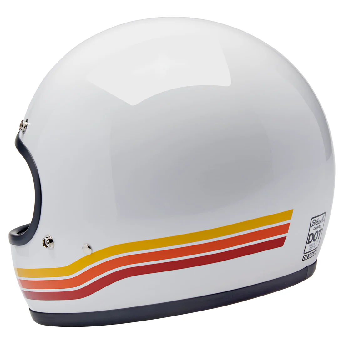 SUNSET SPECTRUM - Biltwell GRINGO, es un casco estilo vintage integral, con certificacion ece 2206