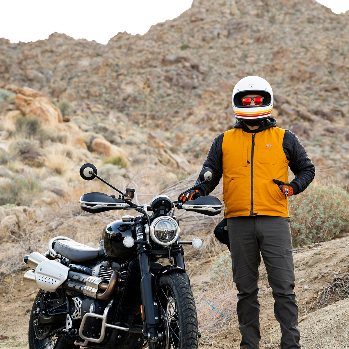 SUNSET SPECTRUM - Biltwell GRINGO, es un casco estilo vintage integral, con certificacion ece 2206