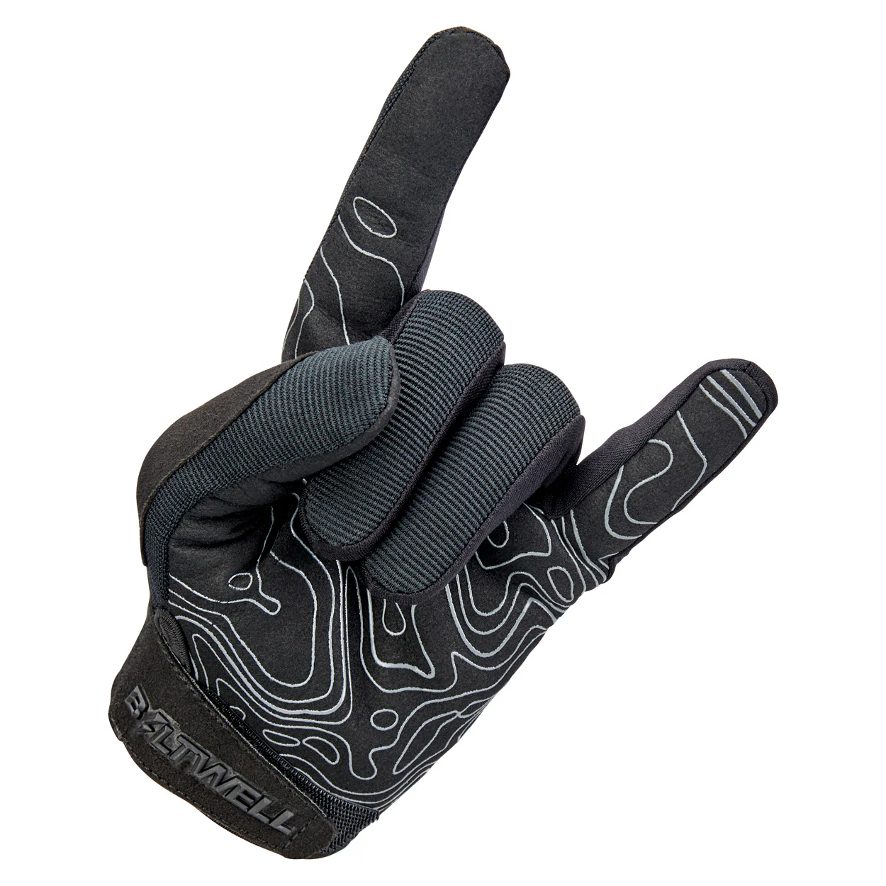 Ridgecrest Gloves -Blackout de Biltwell son guantes vintage ligeros y flexibles que ofrecen gran confort.