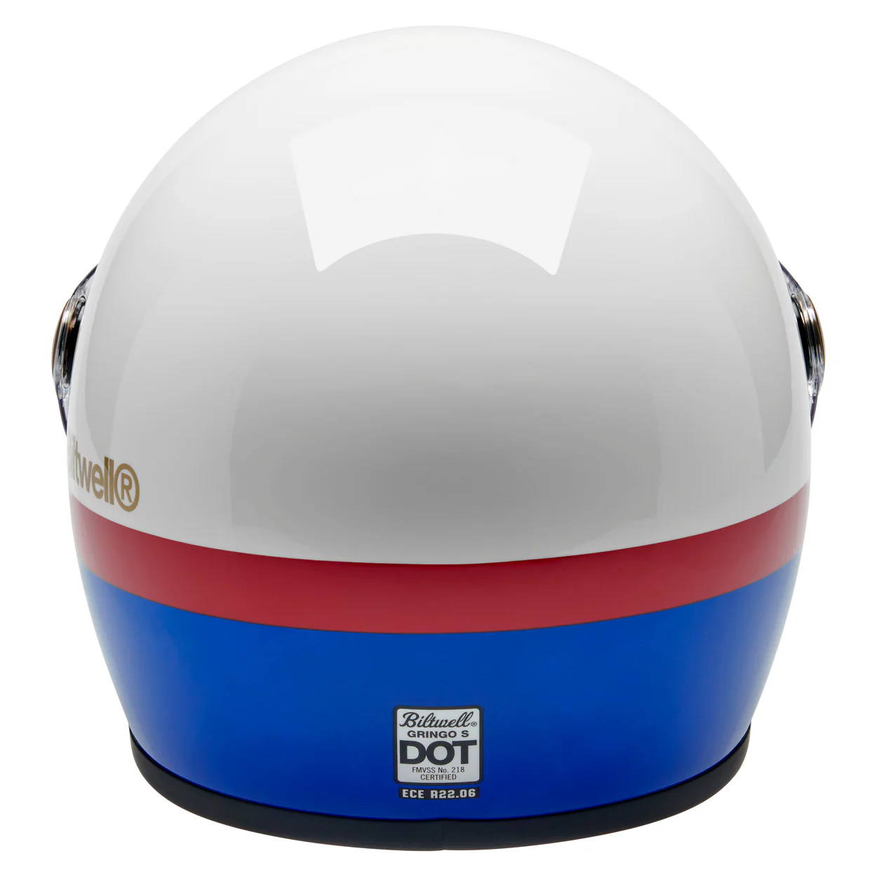 Casco Vintage, Gringo S Apex Gloss White de Biltwell