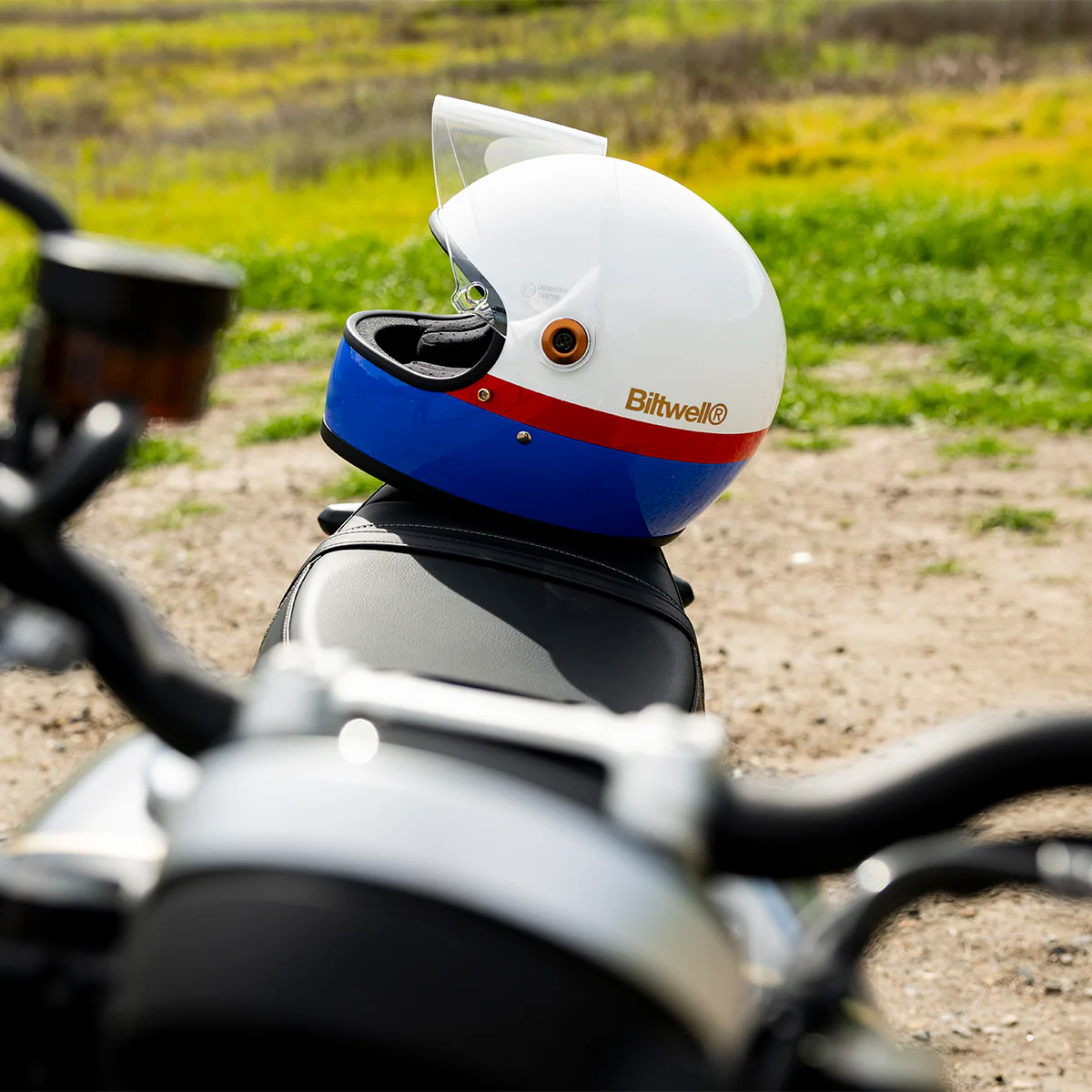 Casco Vintage, Gringo S Apex Gloss White de Biltwell
