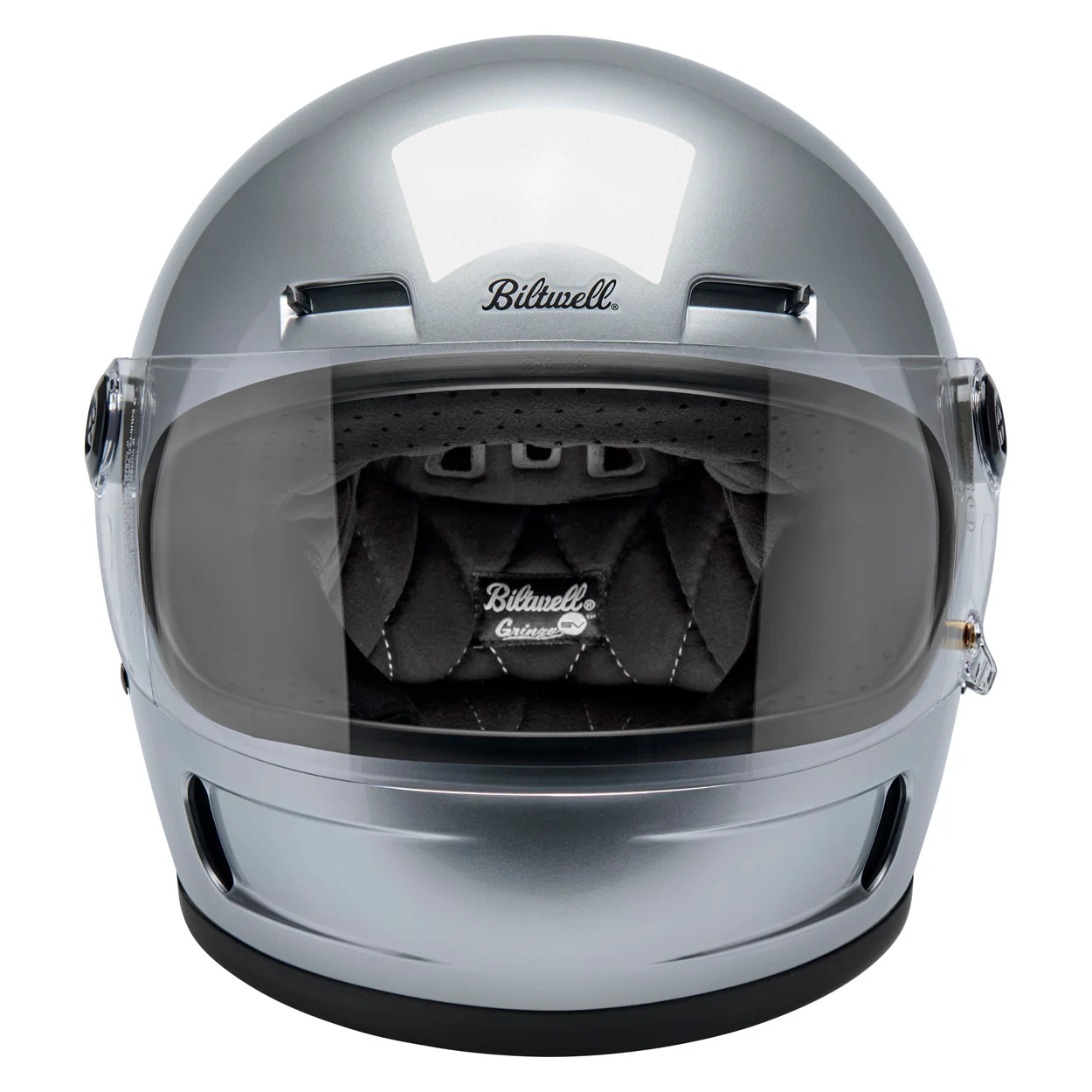 Casco Vintage, Gringo SV Gloss Silver de Biltwell