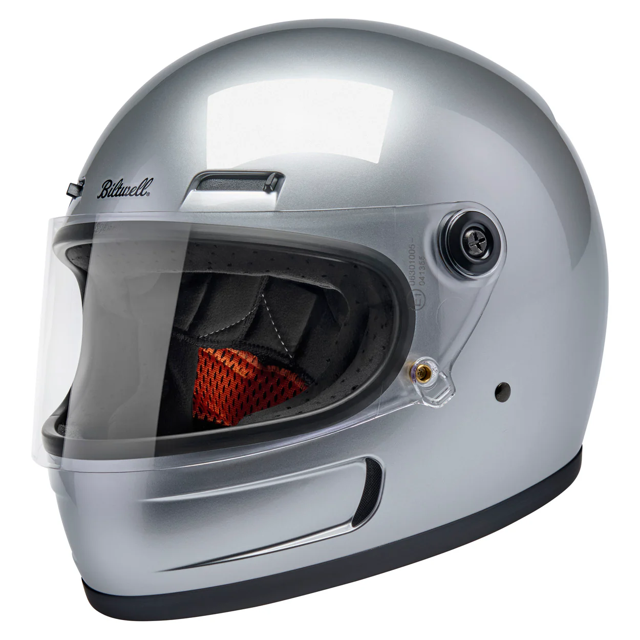 Casco Vintage, Gringo SV Gloss Silver de Biltwell