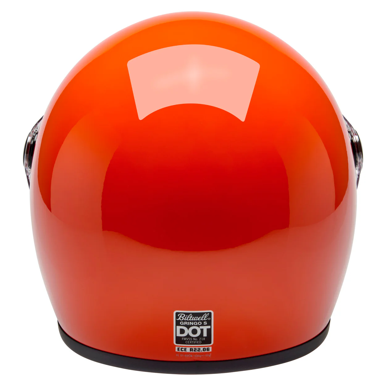 Casco Vintage, Gringo S Gloss Hazard Orange de Biltwell