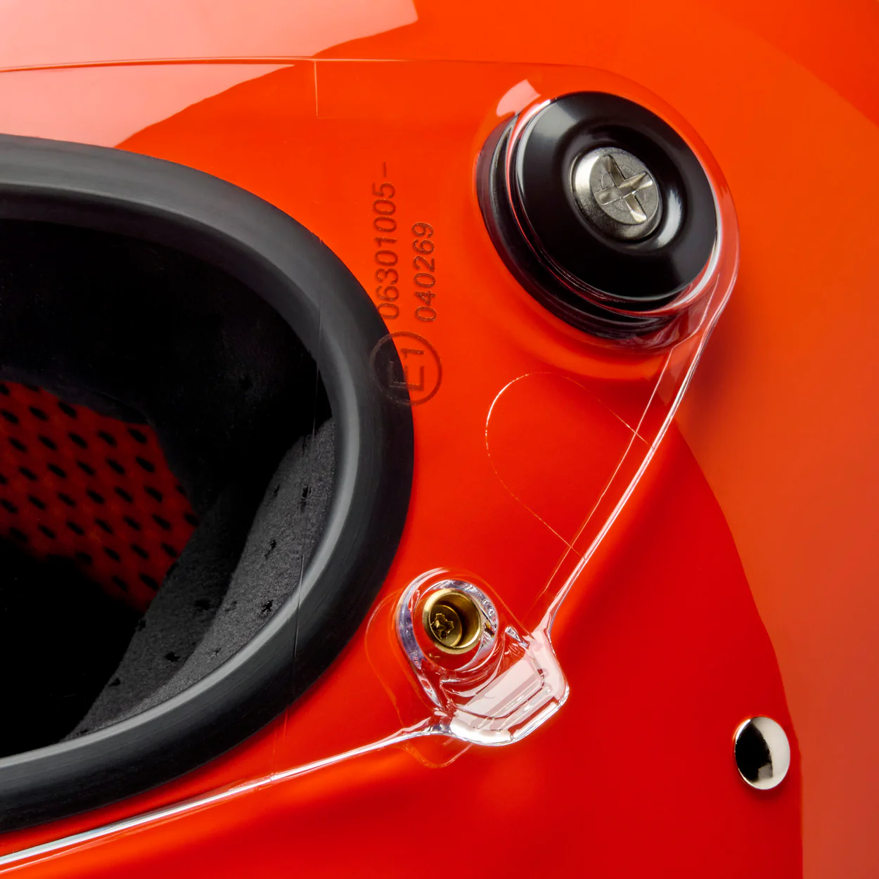 Casco Vintage, Gringo S Gloss Hazard Orange de Biltwell