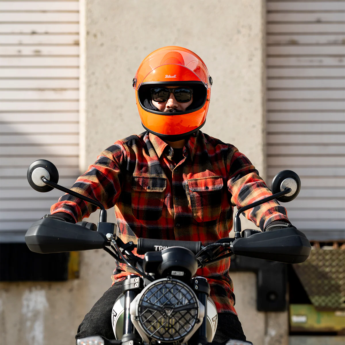 Casco Vintage, Gringo S Gloss Hazard Orange de Biltwell