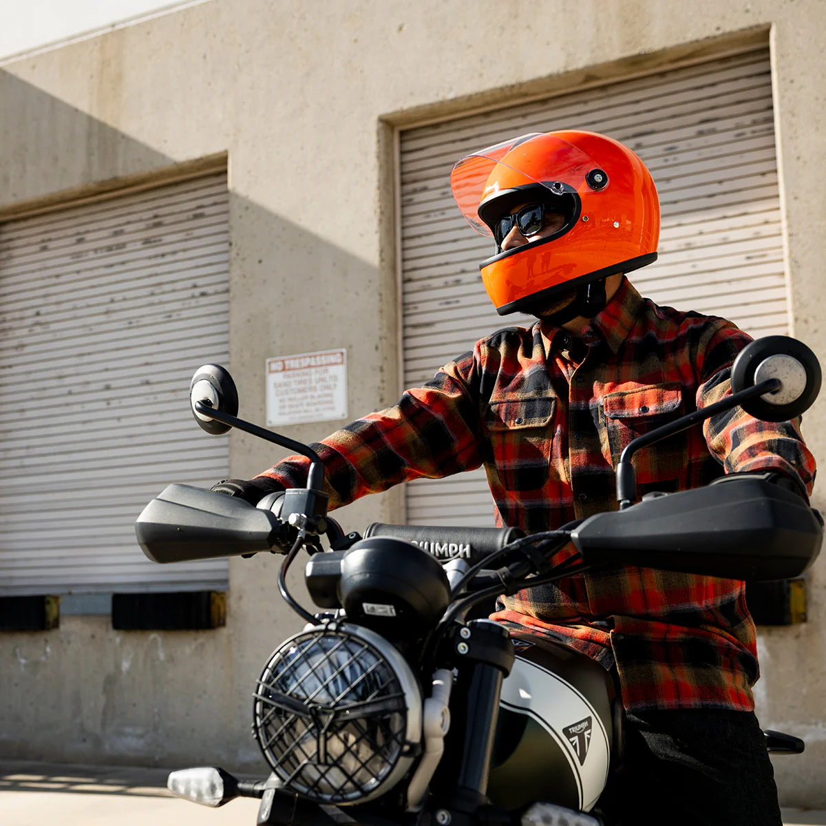 Casco Vintage, Gringo S Gloss Hazard Orange de Biltwell