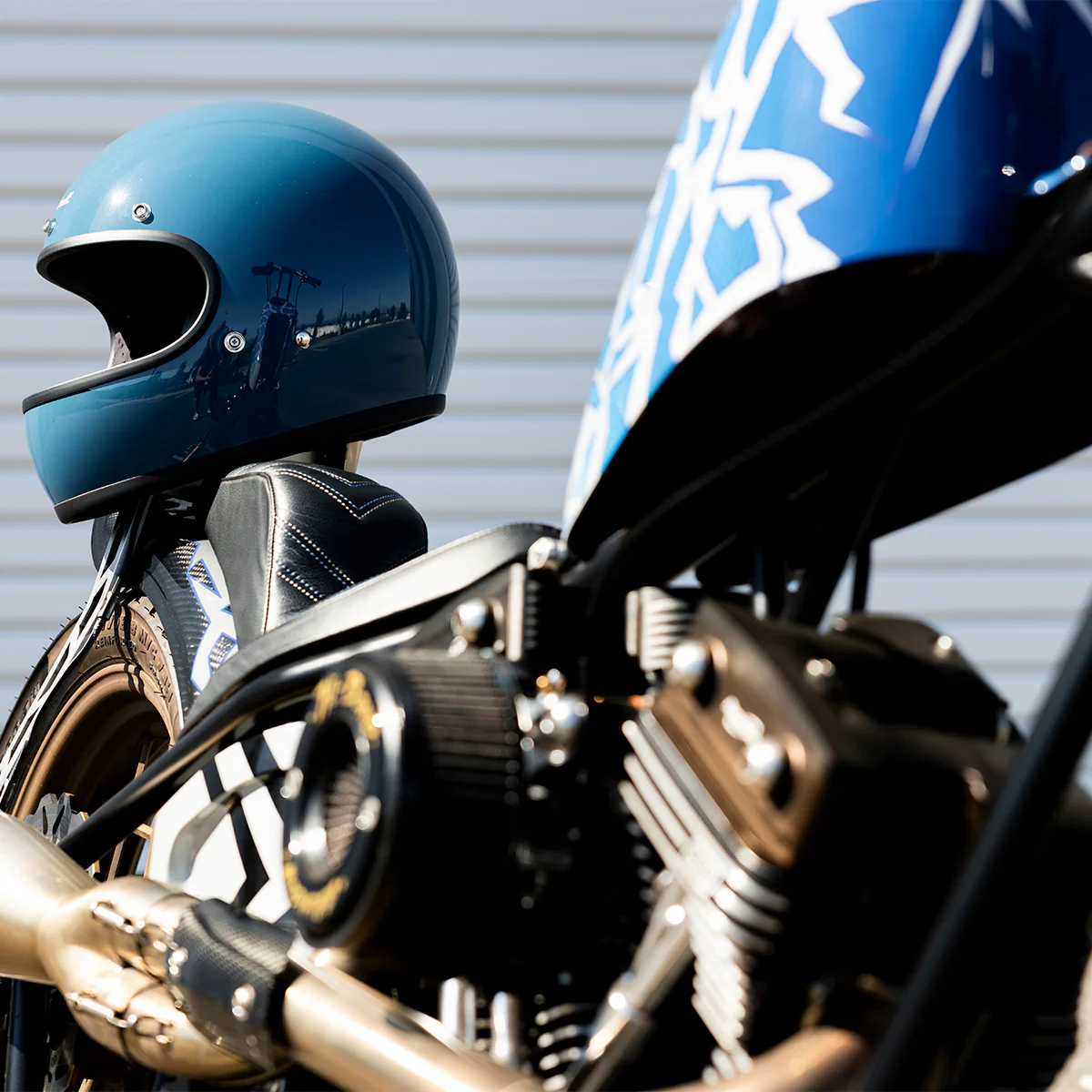 Casco Vintage, Gringo Gloss Greystone de Biltwell