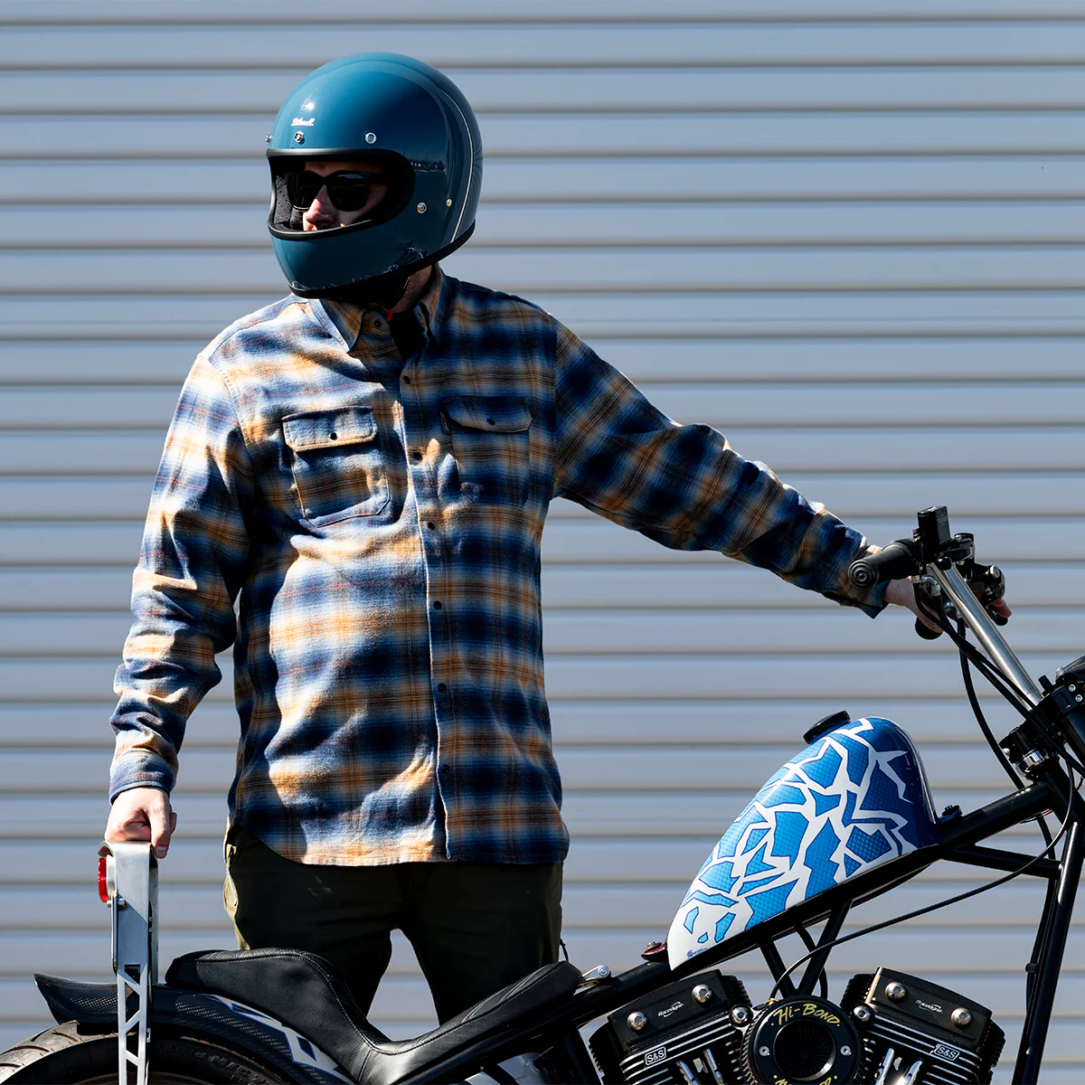 Casco Vintage, Gringo Gloss Greystone de Biltwell