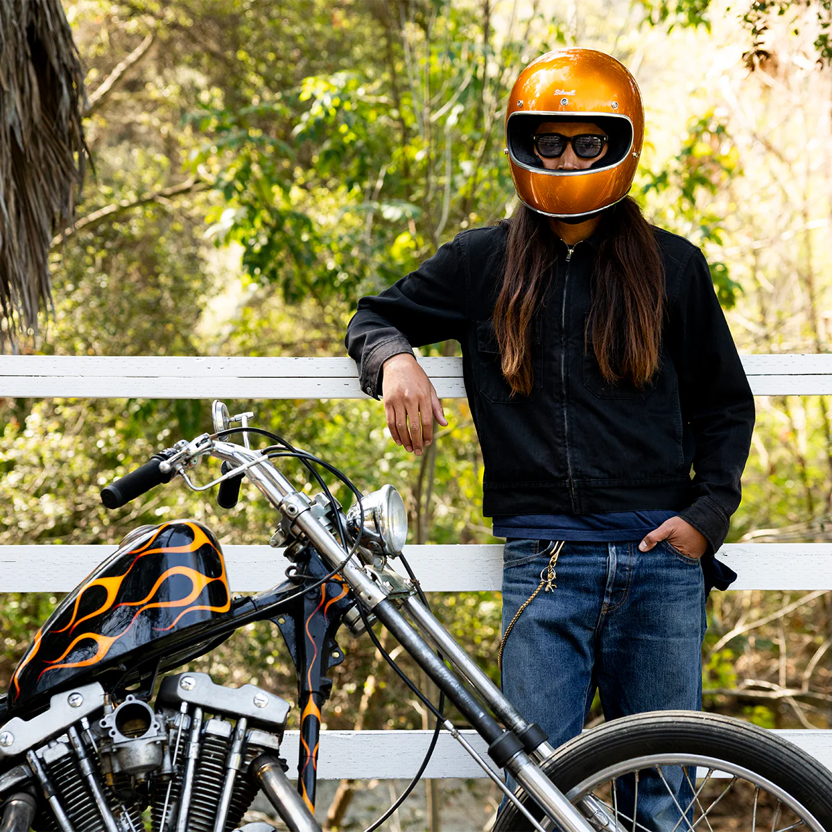 Casco Vintage, Gringo Metallic Sunburst de Biltwell