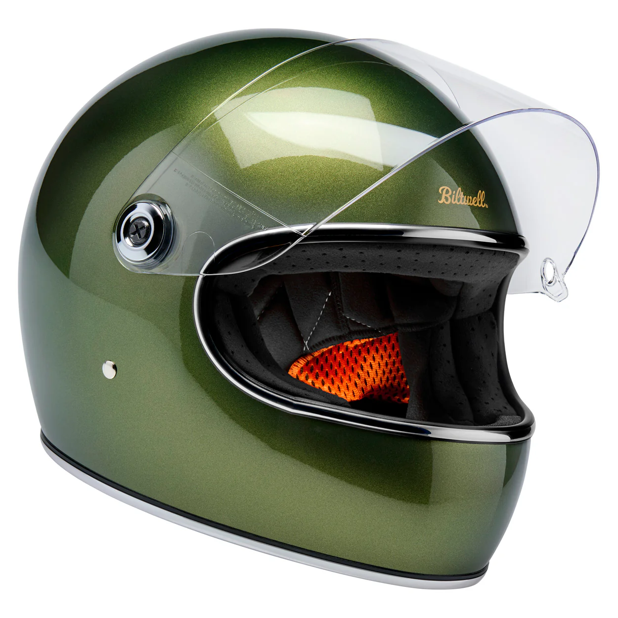 Casco Vintage, Gringo S Metallic Dart Green de Biltwell