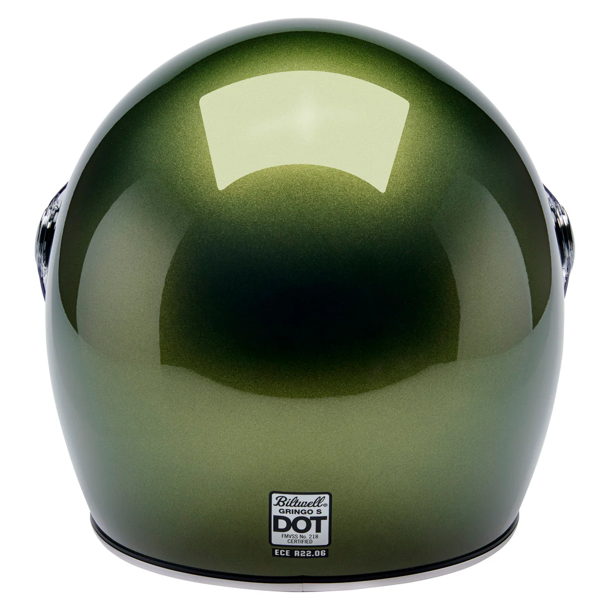Casco Vintage, Gringo S Metallic Dart Green de Biltwell